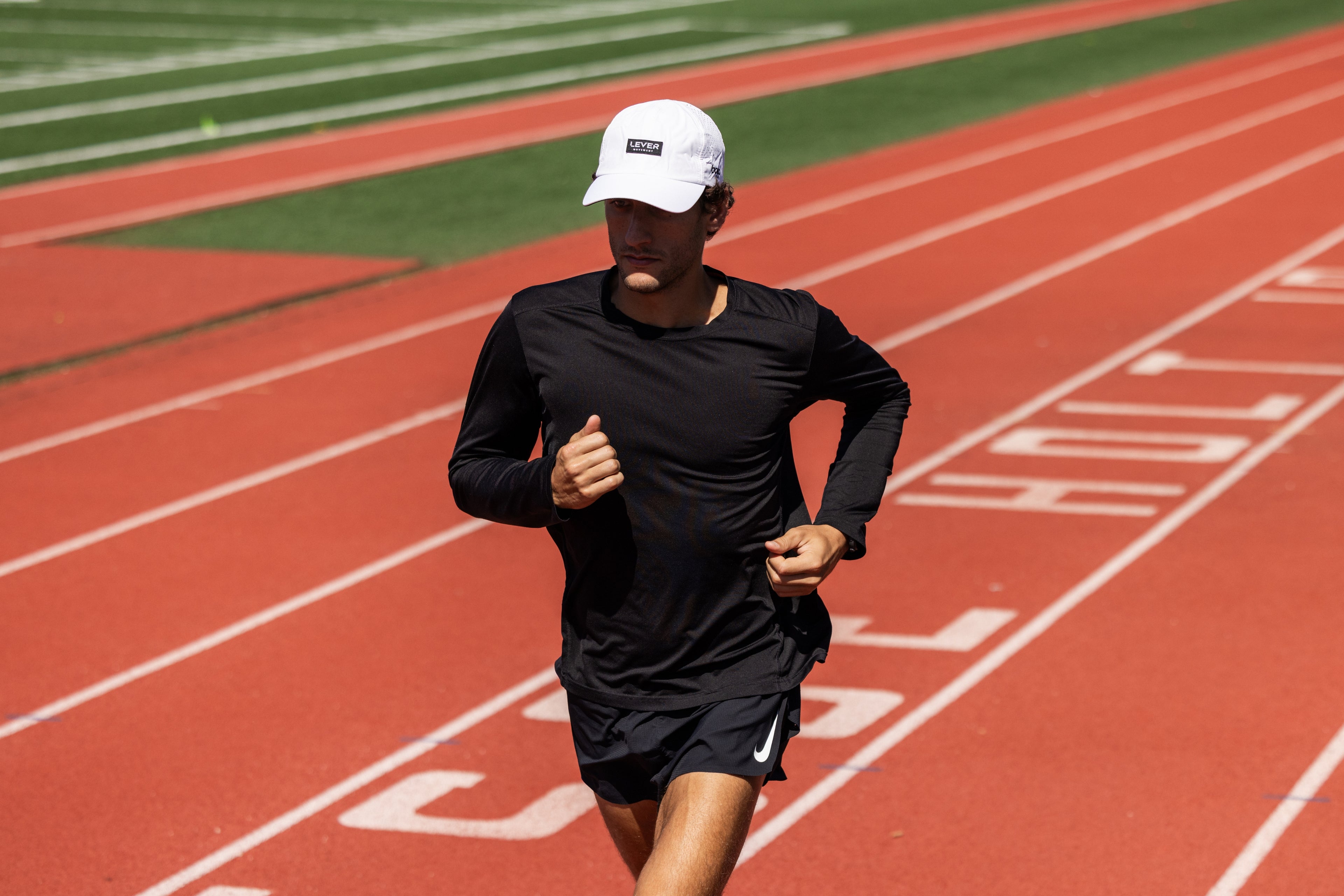 LEVER White Running Hat