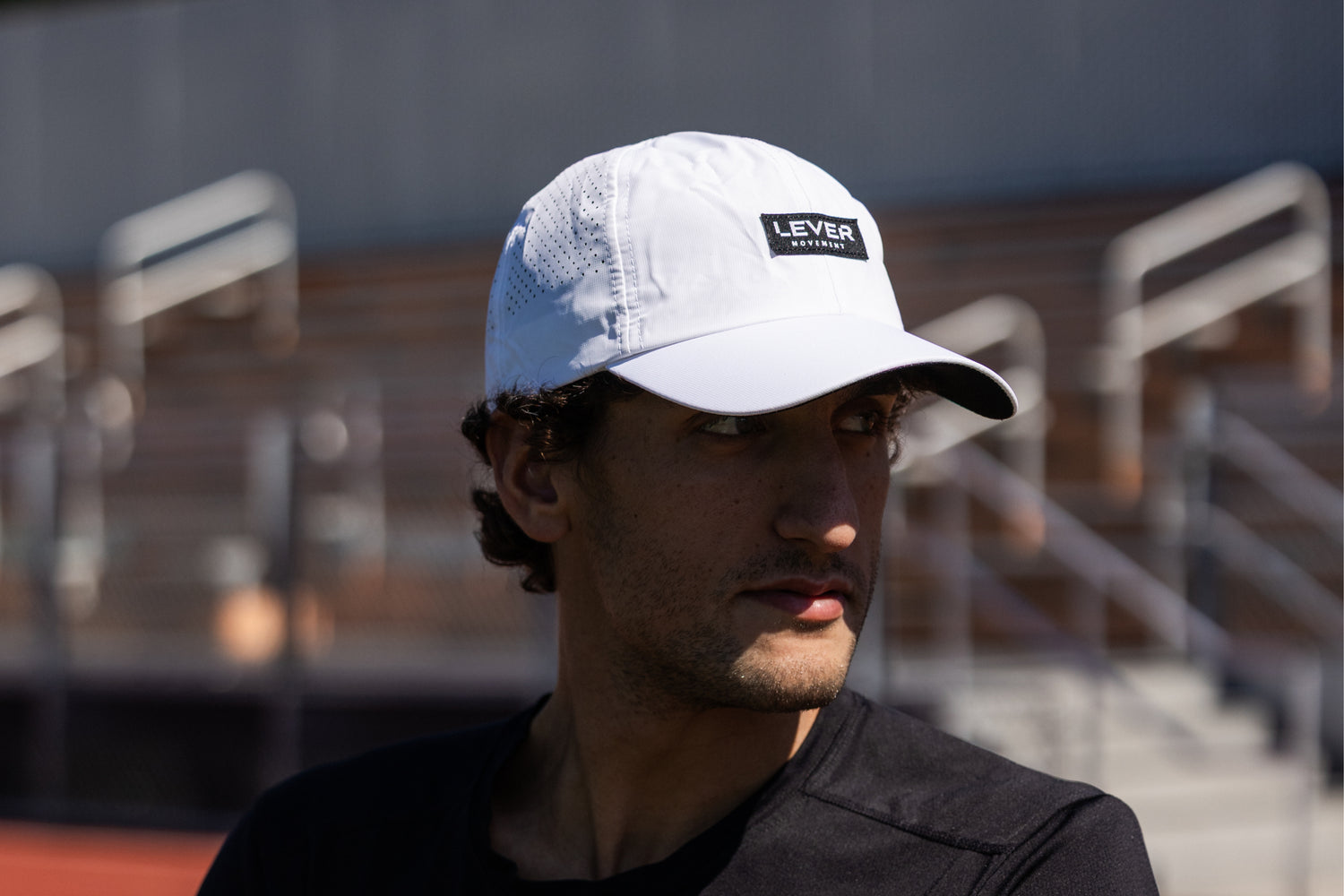 LEVER White Running Hat