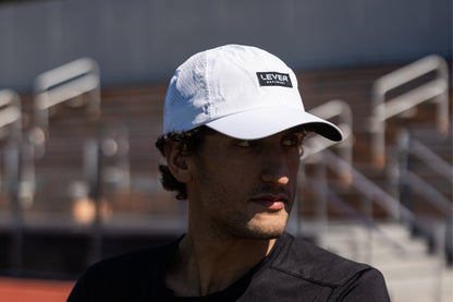 LEVER White Running Hat